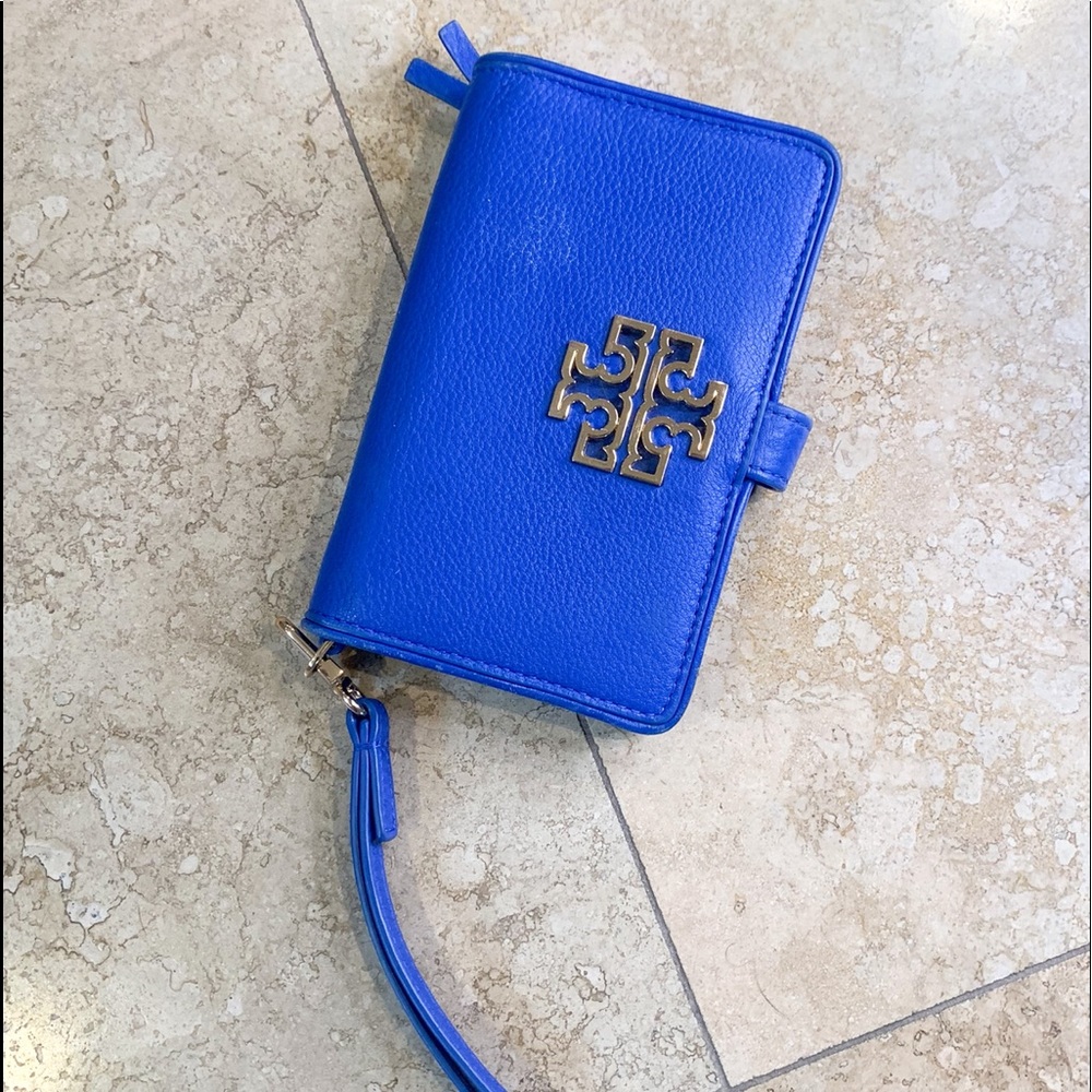Beautiful blue Tory Burch wallet
